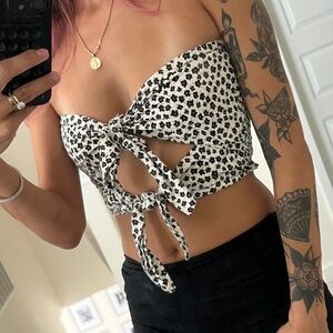 Cotton candy LA tube top